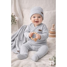 Dinamik çocuk Kız Erkek Bebek Organik %100 Pamuk 7li Yenidoğan Hastane Çıkış Seti (Battaniye Dahil)