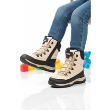 Cool Bej Polarlı Kaymaz Taban Soğuğa Dirençli Unisex Çocuk Bot Felix F