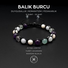 Seven Art Jewelry Balık Burcu Makrome Bileklik