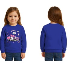 Sedirli Unisex Kuromi Baskılı Çocuk Swaetshirt 3 Iplik Şardonlu