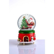 UltraNova Büyük Boy Kar Taneli & Müzikli Noel Baba Kar Küresi, Sıcak ve Neşeli Atmosfer