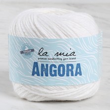 Mertay La Mia Angora 50GR Beyaz El Örgü Ipi - L001 - 33804