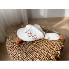 Teddy  Kişiye Özel El Işlemesi Ördek Uyku Arkadaşı Beyaz