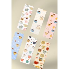 Tiny Stories TR Kitap Ayracı Kahve Temalı 6'lı