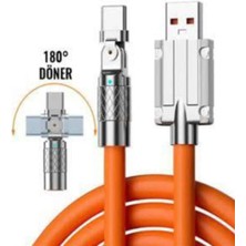 3 In 1 Süper Hızlı Şarj Kablosu Android ve Ios Uyumlu Silikon Şarj Kablosu - KR0025-5MMPQ4