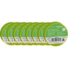 Schneider 2420105 Elektik Izole Bant Sarı-Yeşil 19X20METRE 8 'li Paket