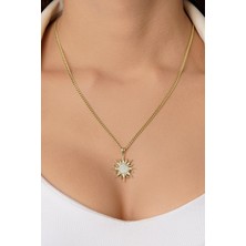 Fiyonk Kuyumculuk 14 Ayar Altın Gurmet Zincirli Güneş Kolye