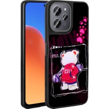 Kılıftech Xiaomi Redmi 12 4g Kılıf Parlayan Kabartmalı Ikonik Figürlü Zore Amas Silikon Kapak