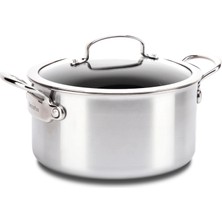 Greenpan Barcelona Evershine 18 cm Tencere | Paslanmaz Çelik | Thermolon™ Infinity Pro Seramik Yüzey | Pfas Içermez | 2,1 L