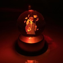 UltraNova Büyülü Işıklı Kristal Cam Küre, Dekoratif ve Şık Tasarım