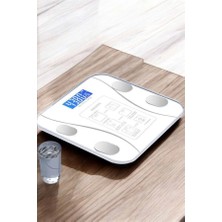 Akıllı Tartı Dijital Baskül Yağ Su Kas Vücut Kitle Kilo Ölçer Tartı - KR0025-5MMGI7