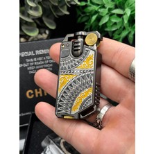 Nikaş Chief Transparent! Tr'de Nadir Bulunan Mekanik Siyah Benzinli Çakmak - Koleksiyonluk Özel Seri