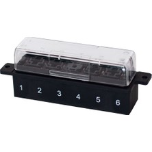 AK-SA-STR 6'lı Sigorta Kutusu (Alttan Çıkışlı)