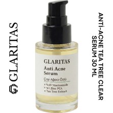 Akne ve Siyah Nokta Karşıtı Serum, %10 Niacinamide, %1 Zinc Pca, Çay Ağacı Özlü, 30 ml
