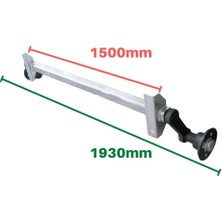 Knott 750 kg Torsiyonlu Frensiz Dingil