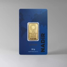 Nadir Gold 24 Ayar 20 Gram Külçe Altın