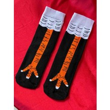 Sfenks. Yılbaşı Özel Tavuk Bacağı Çorap - Unisex Çorap