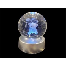 UltraNova Işıklı Kristal Cam Küre, Masaüstü Dekor ve Hediye Seçeneği