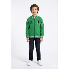 Crassi Erkek Hırka Kolej Yaka Nakışlı