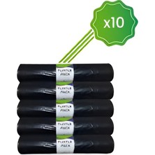 Turtule Pack Çöp Poşeti 80 x 110 800 Gr. 1 Koli 10 Rulo