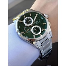 Ferrucci Fonksiyonları Aktif Takvimli 3 Atm Su Geçirmez Çelik Erkek Kol Saati+Bileklik