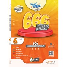 Günay Yayınları 6. Sınıf 666 Soruda Ilk Dönem Kamp Kitabı