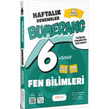 Günay Yayınları 6. Sınıf Fen Bilimleri Bumerang 32 Haftalık Denemeler