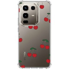 TechTree Infinix Note 50 Pro Uyumlu Kirazlar Tasarımlı Baskılı Silikon Kılıf