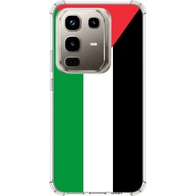 TechTree Infinix Note 50 Pro Uyumlu Filistin Bayrağı Baskılı Silikon Kılıf
