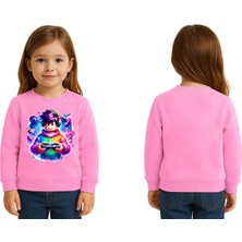 Sedirli Unisex Roblox Baskılı Çocuk Swaetshirt 3 Iplik Şardonlu