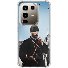 TechTree Infinix Note 50 Pro Uyumlu Atatürk Cephede Baskılı Silikon Kılıf