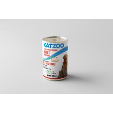 Katzoo Yetişkin Konserve Köpek Maması 400 gr x 12 | Dana Etli