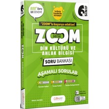 Anla Kazan Yayınları Günay Yayınları 6. Sınıf Din Kültürü ve Ahlak Bilgisi Zoom Serisi Soru Bankası