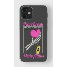 Manitoba Iphone 12 Mini Uyumlu Baskılı Yumuşak Silikon Şeffaf Telefon Kılıfı