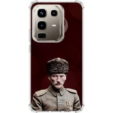 TechTree Infinix Note 50 Pro Uyumlu Ay Yıldız ve Başkomutan Atatürk Baskılı Silikon Kılıf