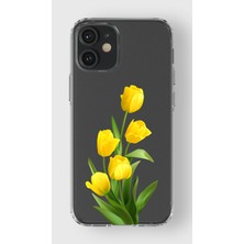Manitoba Iphone 12 Mini Uyumlu Baskılı Yumuşak Silikon Şeffaf Telefon Kılıfı