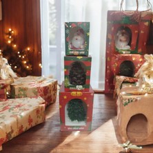 NEYŞELİGÜL 3’lü Yılbaşı Hediye Mum Seti - Noel Baba, Çam Ağacı, Kozalak Figürlü