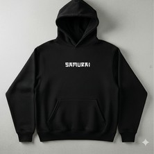 Style Baskı Samuray Baskılı Hoodie
