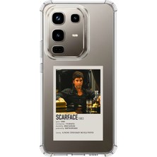 TechTree Infinix Note 50 Pro Uyumlu Scarface Mini Poster Tasarımlı Baskılı Silikon Kılıf