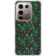 TechTree Infinix Note 50 Pro Uyumlu Yılbaşı Çam Ağacı ve Baston Şeker Baskılı Silikon Kılıf