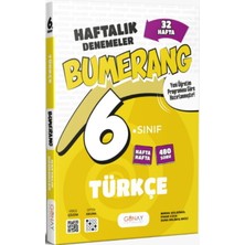 Günay Yayınları 6. Sınıf Türkçe Bumerang 32 Haftalık Denemeleri