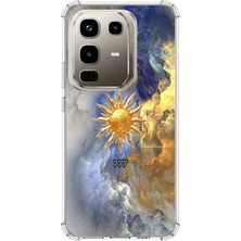 TechTree Infinix Note 50 Pro Uyumlu 777 Güneş ve Bulut Tasarım Baskılı Silikon Kılıf