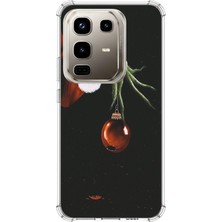 TechTree Infinix Note 50 Pro Uyumlu Grinch Yeşil El ve Kırmızı Yılbaşı Topu Baskılı Silikon Kılıf