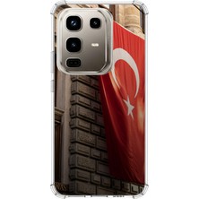 TechTree Infinix Note 50 Pro Uyumlu Dev Türk Bayrağı Baskılı Silikon Kılıf