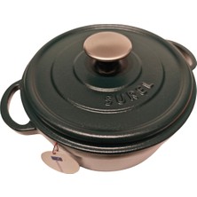 Sürel 24 cm Yuvarlak Tencere Saten Yeşil