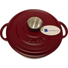 Sürel 24 cm Yuvarlak Tencere Saten Bordo