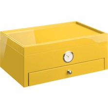 Morici Collection Italy Handmade Humidor Puro Kutusu - Roma Collection- Special Club Edition- Yellow - 100'S