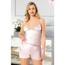 Miss Ayza Missayza 1030 Ipek Saten 6'lı Uzun Gecelik ve Sabahlık Takım