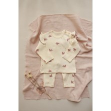 Oh la la Koala For Little Ones Kırlangıç Baskılı Fancy Girls Alt Üst Takım