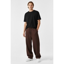 Wekame Erkek Baggy Oversize 3 Iplik Bol Paça Mevsimlik Eşofman